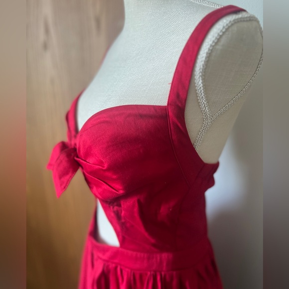 Retro Inspired Red Dress from Pin Up Girl Boutique - Picture 3 of 8